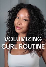 Voluminous Curly Hair Routine Tutorial