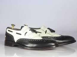 Black And White Wingtip Shoes Pin On Bespoke Boots Shoes