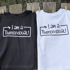 Twin Birthday Shirts For Adults Twins Shirts For Your 2 Twindividuals Black Or White W Contrasting Funny Design Great Twins Gift Twin Baby Gift 6 Mo To 6 Years In 2020 Twin Shirts Twin Baby Gifts Shirts