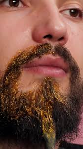 Making A Glitter Beard with My Hair