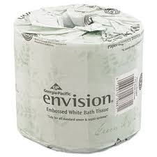 This septic safe toilet paper is safe for all disposal systems. Envision Standard 2 Ply Toilet Paper 80 Rolls Gpc 198 80 01