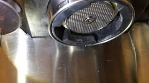 If the filter has been sitting a while. How To Remove And Clean The Upper Filter From A Breville Espresso Maker Youtube