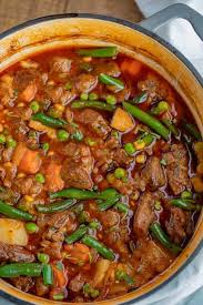 The best (and least expensive) beef stew meat comes from the front shoulder, also known as the chuck. Vegetable Beef Stew Dinner Then Dessert