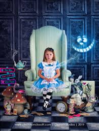 Time and creativity, eccentricity, colours, beauty and creation, dream and fascination. The Alice In Wonderland Portrait Collection Cloud 9 Studios Wesley Chapel Florida