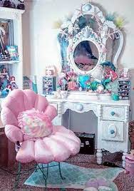 Meerjungfrau Schminke Eitelkeit In 2021 Mermaid Room Decor Little Mermaid Bedroom Mermaid Bedroom