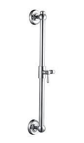48 B Q Silver Chrome Effect Shower Riser Rail Diy At B Q Chrome Shower Head Holder B Q