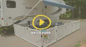 Taking your dog camping can be a better alternative to leaving them with a sitter or being put in a kennel while you are away. Picket Play Portable Camping Dog Fence