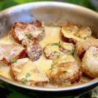Filet Mignon A La Moutarde Et A La Creme Recette Recettes De Cuisine Cuisine Plats Cuisines