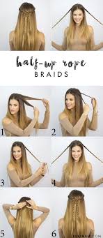 Cute Heatless Hairstyles For School Heatless Hairstyles Braided Half Updo Medium Hair Styles