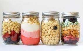 4 Snacks For Kids In Mason Jars Mason Jar Meals Kids Snacks Mason Jar Snacks
