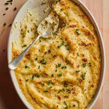 Cheesy Baked Mashed Potatoes Recipe (With Parmesan And Cheddar) | Kitchn