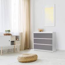 Schränke und schranktüren, kommoden, tischplatten, schubfächerverkleidungen oder inlets, regale. Klebefolie Fur Mobel Malm Kommode 3 Schubladen Ikea Grau Light Creatisto