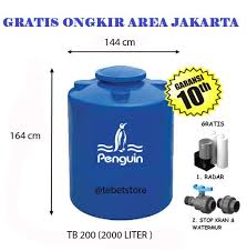 Harga tandon air fiberglass untuk barand aztank grp di bawah Jual Tangki Air Water Tank Toren Merk Penguin Tp 200 2000 Liter Di Lapak Tebet Store Bukalapak