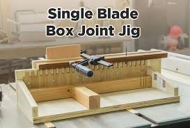Super Simple Single Blade Box Joint Jig With Images Box Joint Jig Box Joints Woodworking Joints