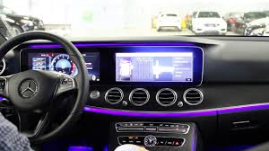 Mercedes Benz E Class Interior Lighting Colours Options Over 60 To Choose From Youtube