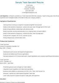 Transportation and logistics specialist with a demonstrated history of working in shipping and supply chain industry. Import Export Specialist Resume Import Specialists Handle And Track Incoming Import Specialists Must Understand And Enforce Customs Regulations Document Each Shipment And Experienced In Filling Out Us Customs And Export Documentation