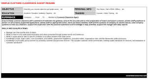 Hvac engineer sample cover letter. Customs Clearance Agent Job Letter Resume Template