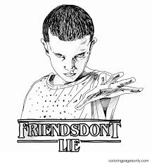stranger things coloring pages coloring pages for kids and adults