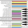 Car specific iso wiring harness to install car dvd/gps head unit to your car. 3