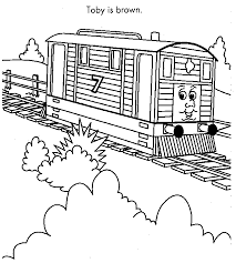 Toby from thomas friends coloring page from thomas friends category. Pin By Monika Michalikova On Adit Train Coloring Pages Valentines Day Coloring Page Coloring Pages
