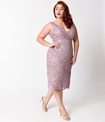 Plus Size Mauve Midi Lace Embellished Dress Embellished Dress Prom Dresses Vintage Plus Size Wedding Guest Dresses