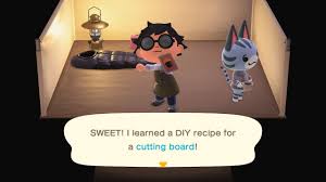 Amiibo Campers Will Give You Diy Recipes Lolly Taught Me How To Make The Elusive Cutting Board Animalcrossing