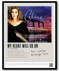 C#m b a b near, far wher ever you are c#m b a i believe that the heart does go on. Celine Dion My Heart Will Go On Pantone Framed Wall Art Wall Decor Paintings Wall Coverings Decals More