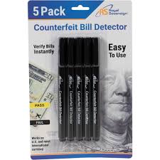 Pens are easy to use and require no training. Royal Sovereign Counterfeit Bill Detector Pen 5 Pack Rcd 1805 Rs Best Buy