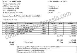 Seputar tentang faktur penjualan faktur merupakan suatu berkas komersil yang memberikan detail transaksi yang terjadi antara penjual dan pembeli. Contoh Faktur Penjualan Tunai Dalam Format Excel