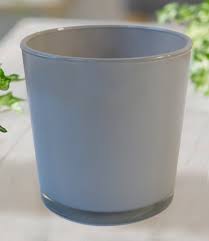 Garten übertopf vergleich die preiswertesten garten übertöpfe verglichen! Glas Ubertopf O 19 Cm Grau 1a Qualitat Kaufen Baldur Garten