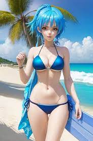 anime girl bikini