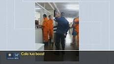 Resultado de imagem para PM agride paciente com braço imobilizado em hospital do DF