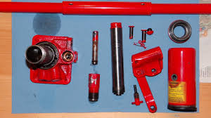 Disassembling Of A Hydraulic Jack How To Hydraulic Metal Working Jack