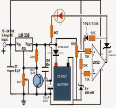 Pin On Lead Acid Battery Charger Circuits