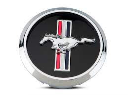 Ford Performance Mustang Running Pony Tri-bar Center Cap M-1096-a 05-14 All Mustang Chrome Wheels Ford Gt