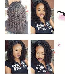 Pose De Tissage Ouvert Crochet Wig Afro Wigs