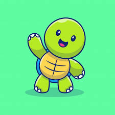 Premium Vector | Cute turtle hand up illustration. turtle mascot cartoon  character. animal isolated | Cute turtle cartoon, Cute turtles, Cartoon  turtle
