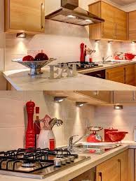 Homozy set of 3 airtight kitchen canister decorations with lids, beige metal farmhouse country decor. Red Decor For Kitchen Novocom Top