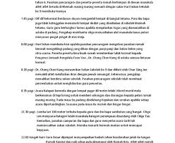 Ketika saya membantu ibu saya, saya memanggang kue terlalu lama sehingga kuenya menjadi gosong. Karangan Suasana Di Majlis Rumah Terbuka