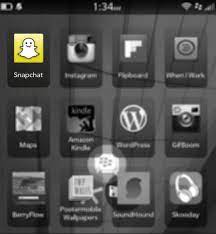 From the bottom of the screen, slide your How To Get Snapchat For Blackberry 10 Blackberry Leap Passport Classic Q10 Z10 Z30 Q5 Z3 Newyork City Voices