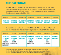 21 day fix extreme real time workout calendar. 21 Day Fix Extreme Review Results Before After Photos Amanda Seghetti