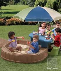 Naturally Playful Summertime Play Center Kids Sand Water Play Kids Picnic Table Kids Sandbox Kids Sand