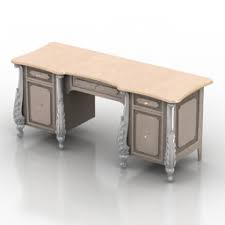 This dressing table has ample amounts of storage. Dressing Table Sorrento One Side 3d Model Gsm 3ds For Interior 3d Visualization Dressing Table Sorrento Dream Land Interior Collection