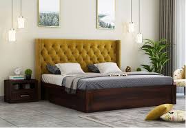 Which is the best headboard for a bed? Upholstered Bed Upto 55 Off Buy Fabric Upholstered Beds Online Woodenstreet