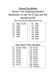 Here we have a multiplication question. Money Teaching Ideas