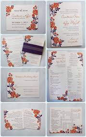 Pin By Lindsey Vogt On Wedding Ideas Orange Wedding Invitations Purple Wedding Invitations Belly Band Wedding Invitations