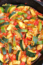 Sauteed Zucchini And Tomatoes Zucchini Tomatoes Onions Bells Celery And Herbs Make One Delic Sauteed Zucchini Recipes Sauteed Zucchini Zuchinni Recipes