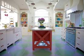 75 beautiful painted wood floor kitchen