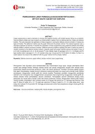 Check spelling or type a new query. Pdf Pemrograman Linier Permasalahan Ekonomi Pertahanan Metode Grafik Dan Metode Simpleks