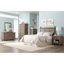 Walmart Sauder Harbor View 6 Piece Bedroom Set Salt Oak Bedroom Furniture Makeover Bedroom Sets Furniture Queen Oak Bedroom